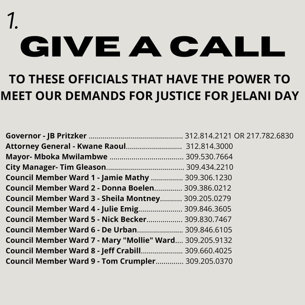 thim_slickss's tweet photo. Nearly 6 months ago, Jelani disappeared and was found dead on the Illinois River. NO one has been held accountable, the officials in charge have NOT taken the disappearance or death of Jelani serious---however WE KNOW who has the power to provide justice and accountability 🗣 https://t.co/6px42ktO8m