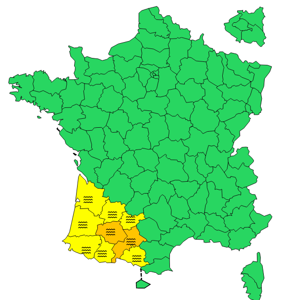 Meteo_Direct's tweet photo. ALERTE METEO EN COURS

#Crues encore en cours sur de nombreux cours d'#eau du Sud Ouest notamment sur la #Garonne.

Plus de détails sur l'alerte météo ici : https://t.co/TWNrBuIozA https://t.co/jP0Yc7ETcE