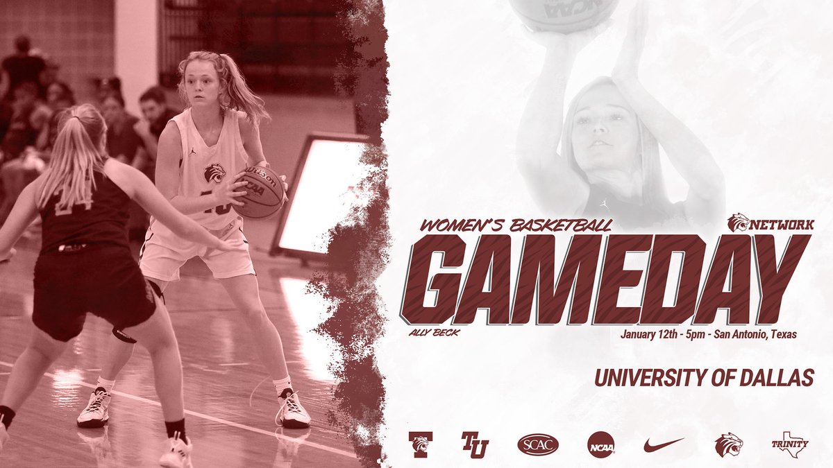 TrinityUTigers's tweet photo. Back to @SCAC_Sports action! @TUWBB will host @UDallasSports on Wednesday evening to finish off its holiday home stand! #TigerPride #SCACwbb #d3hoops #TogetherTigers

📈: https://t.co/FwIFkSQ61h
📽️: https://t.co/8cfeP7trlO https://t.co/frZztElJ2W