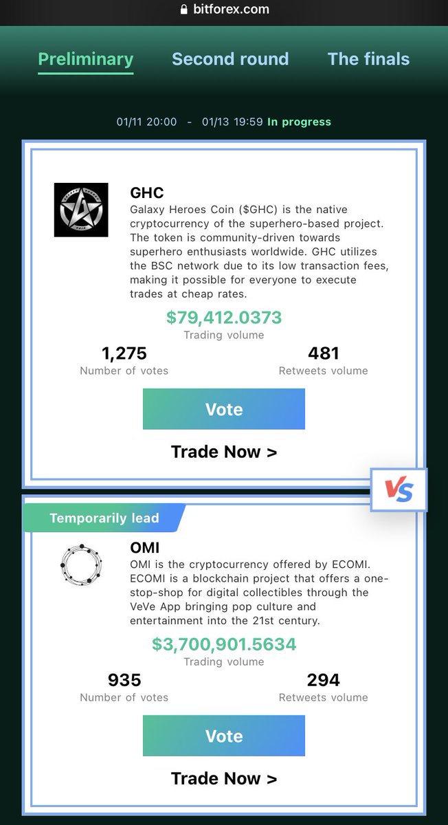 Are we really going to allow a random super hero themed token compete with us? HELL NO!! 😤

$OMI literally has Marvel, DC Comics, Ultraman and the PowerPuff Girls!! No empathy! No Mercy! We shall conquer, we shall destroy!!!! 🗡🦾😤 ahhhhh!!!

m.bitforex.com/en/cryptoCup