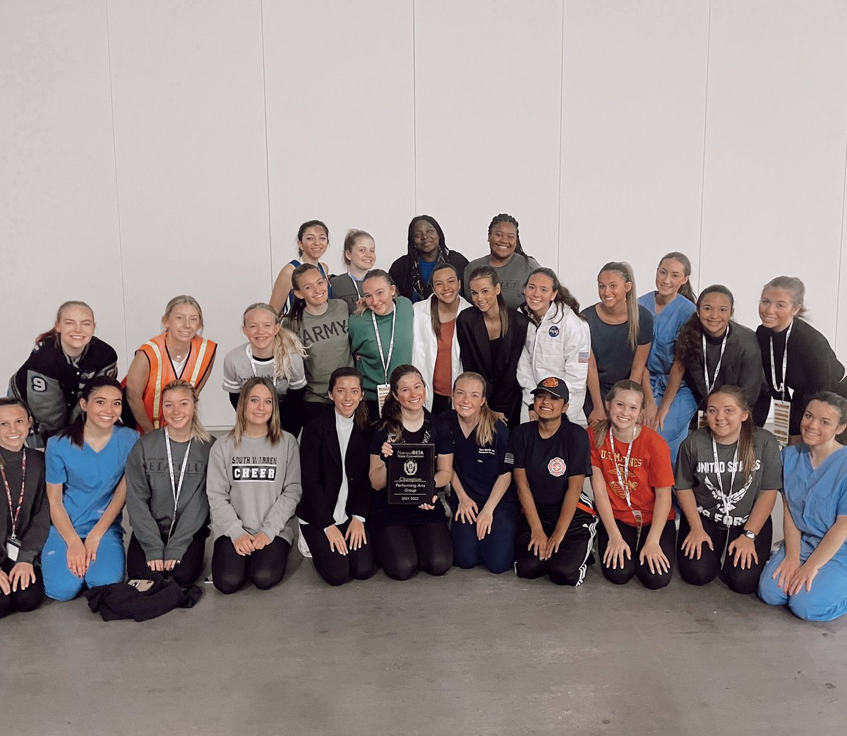 STATE CHAMPIONS! these girls worked so hard on their Performing Arts dance! <a href="/SouthWarrenHigh/">Jenny Hester</a> <a href="/nationalbeta/">National Beta</a>