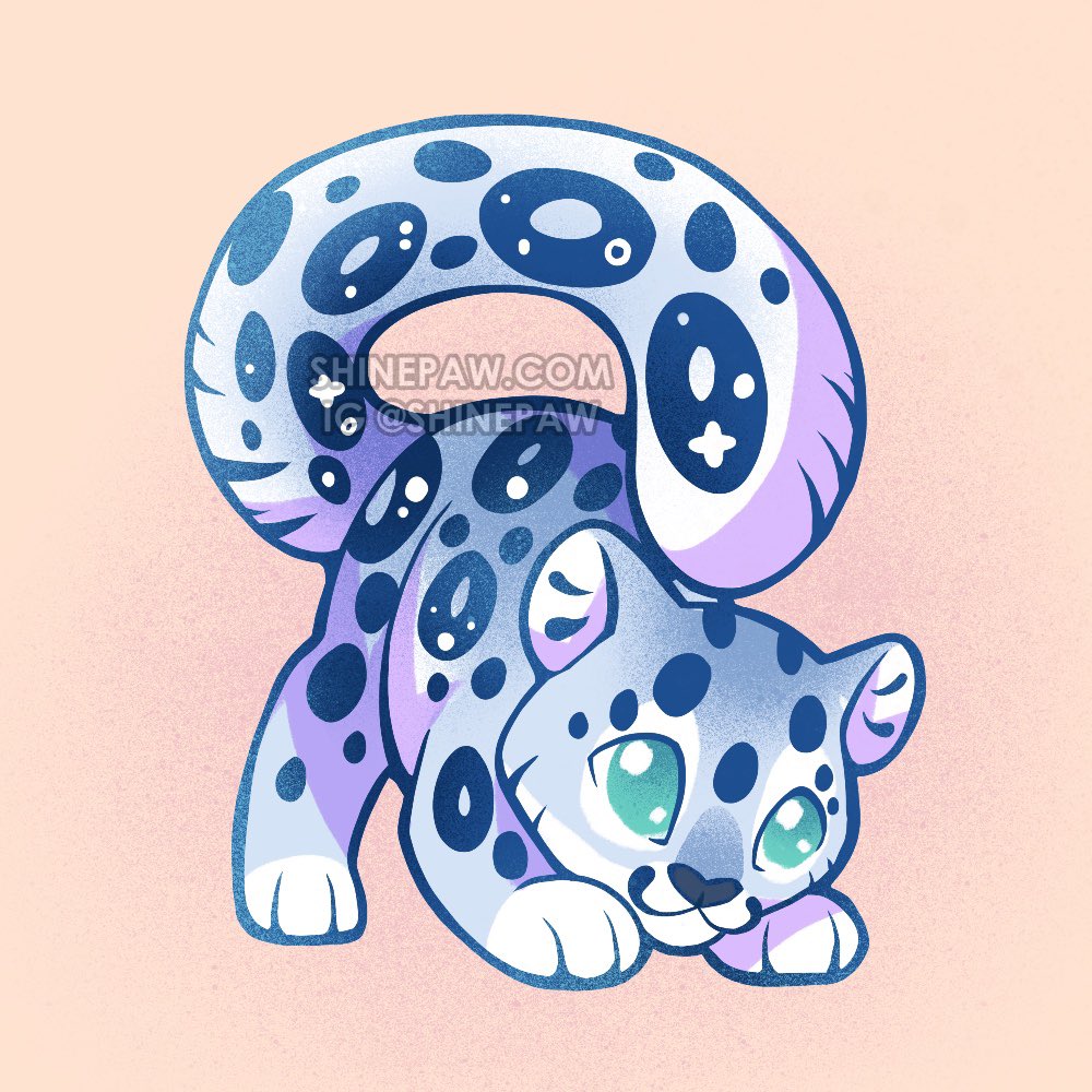 Snow Leopard Sketch FI6i8A2X0AQ0a9R