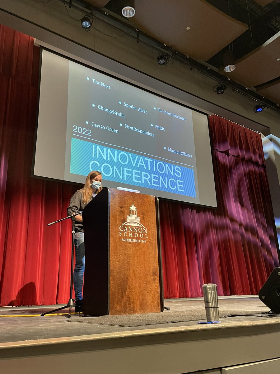 2021 <a href="/CannonMiddle/">Cannon Middle School</a> #innovation conference! Awesome kids doing awesome stuff! <a href="/CannonSchool/">Cannon School</a>  #youbelonghere #innovatorsbelonghere
