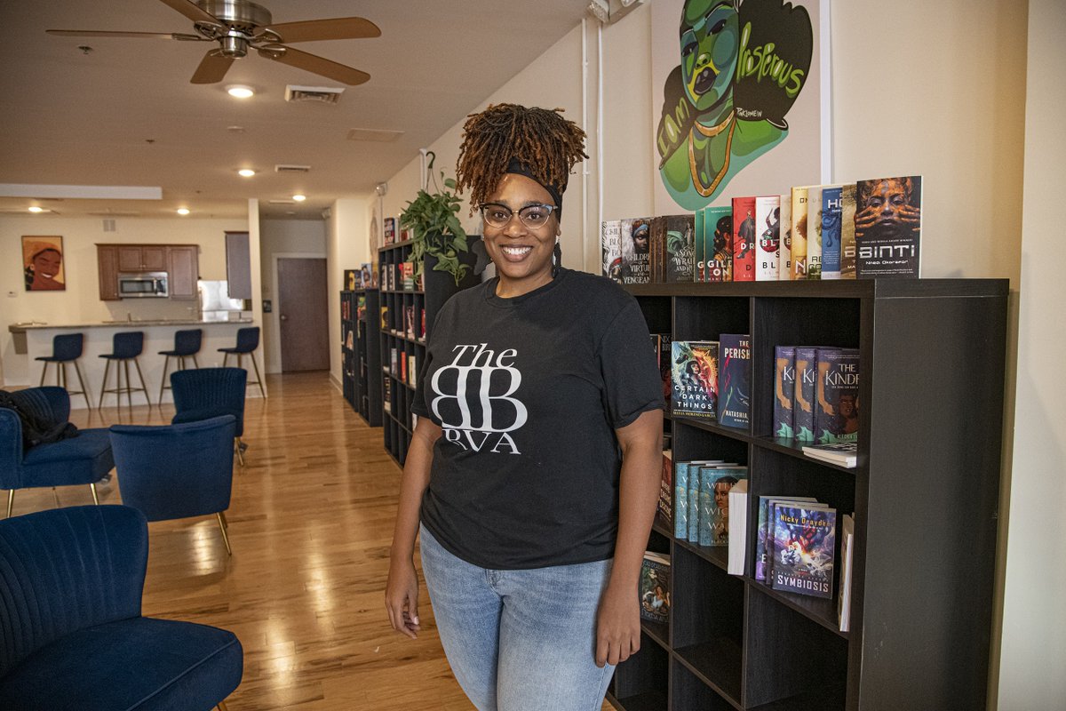 The Book Bar, a Black-owned &amp; Woman-owned bookstore, is getting ready to open its doors this February in downtown #RVA's own Shockoe Slip neighborhood!

Learn more about the owner, Krystle Dandridge and the new storefront via the <a href="/StyleWeekly/">Style Weekly</a> article here: styleweekly.com/richmond/inten…