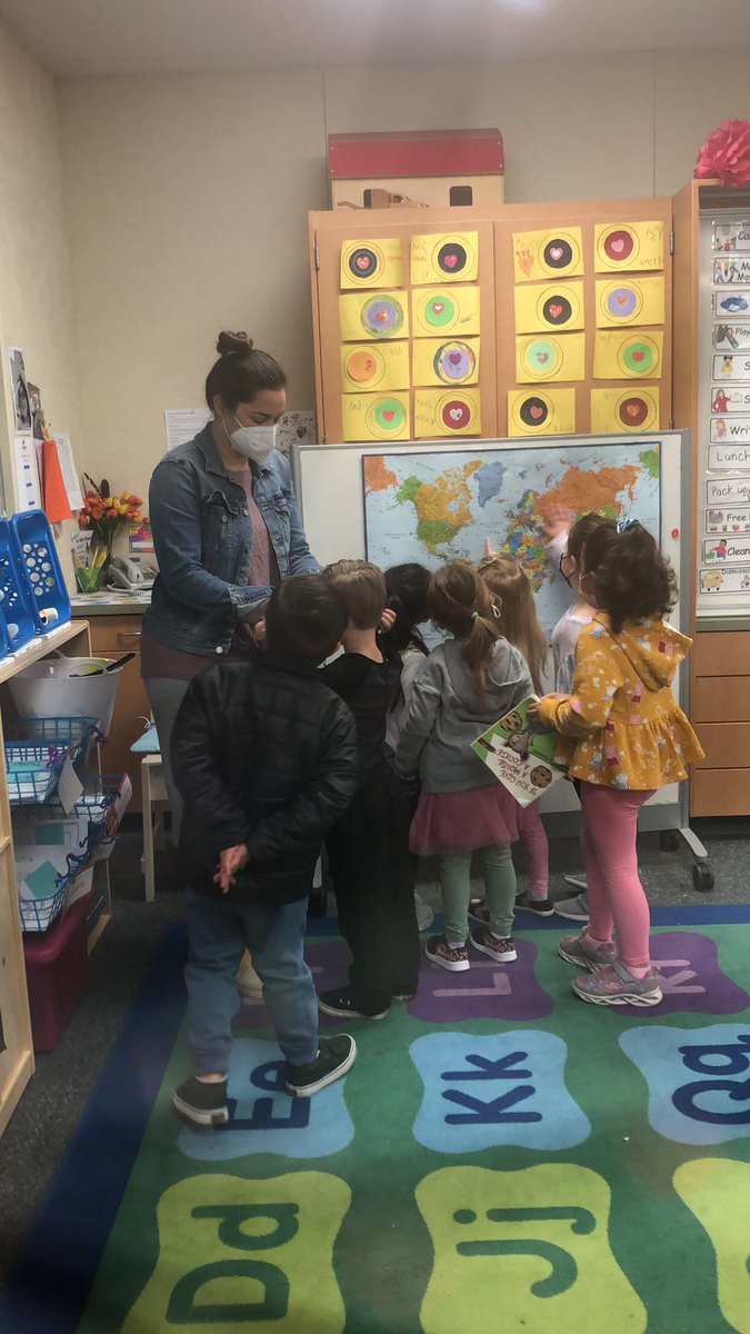 Where’s Penngrove?  Loving the world map in TK….♥️ #pennpanthers