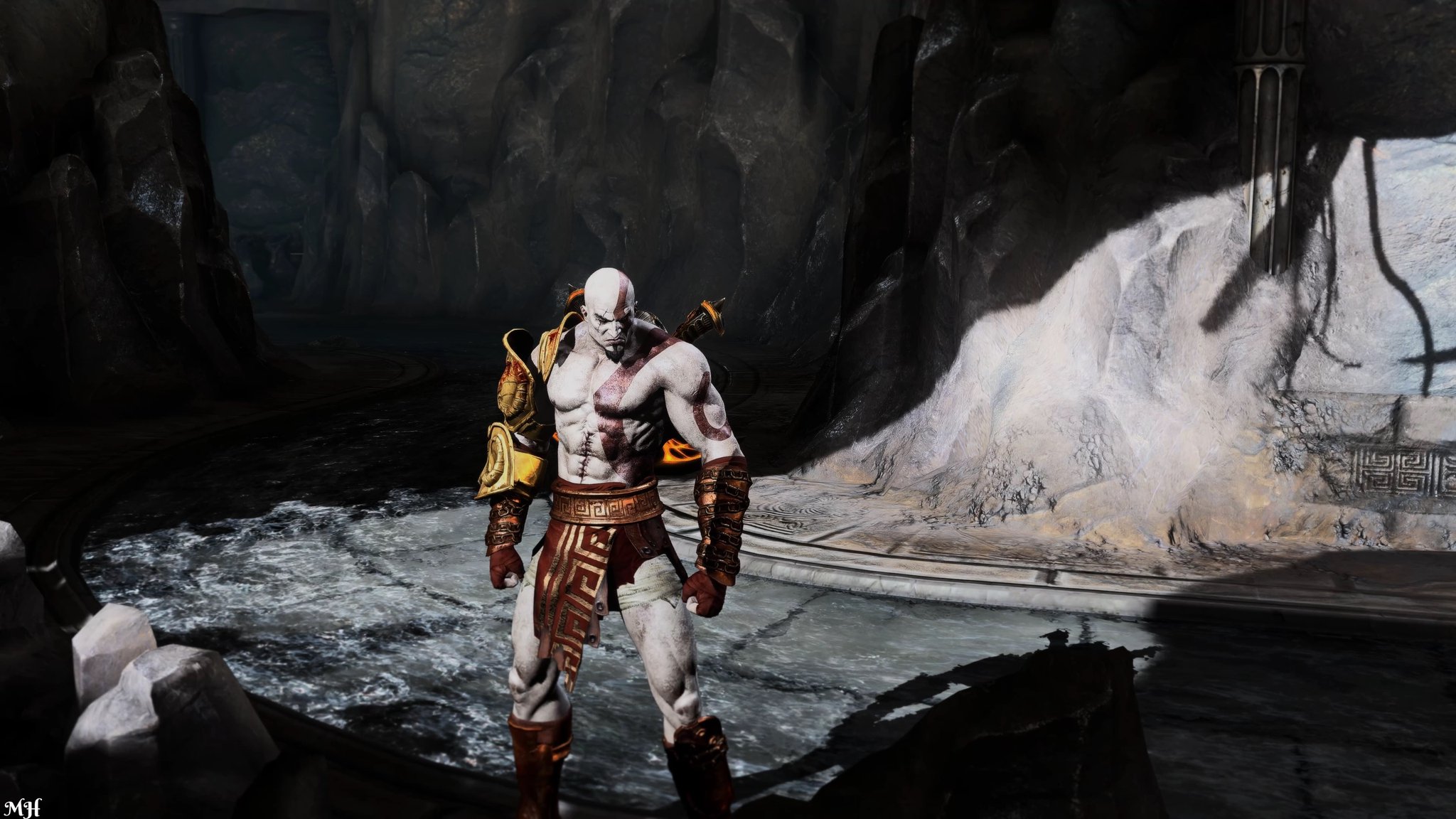 God of War 3 looks glorious at 8K + ray tracing + Mythic Mod