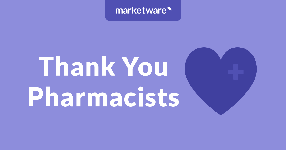 Marketware's tweet photo. #NationalPharmacistDay: We recognize and honor all #pharmacists across our nation. They are mission-critical member of the health care team. Make sure you thank a pharmacist today!

#NationalPharmacistDay #PhysicianRelations #healthcaretechnology https://t.co/AgyCEPdjx4