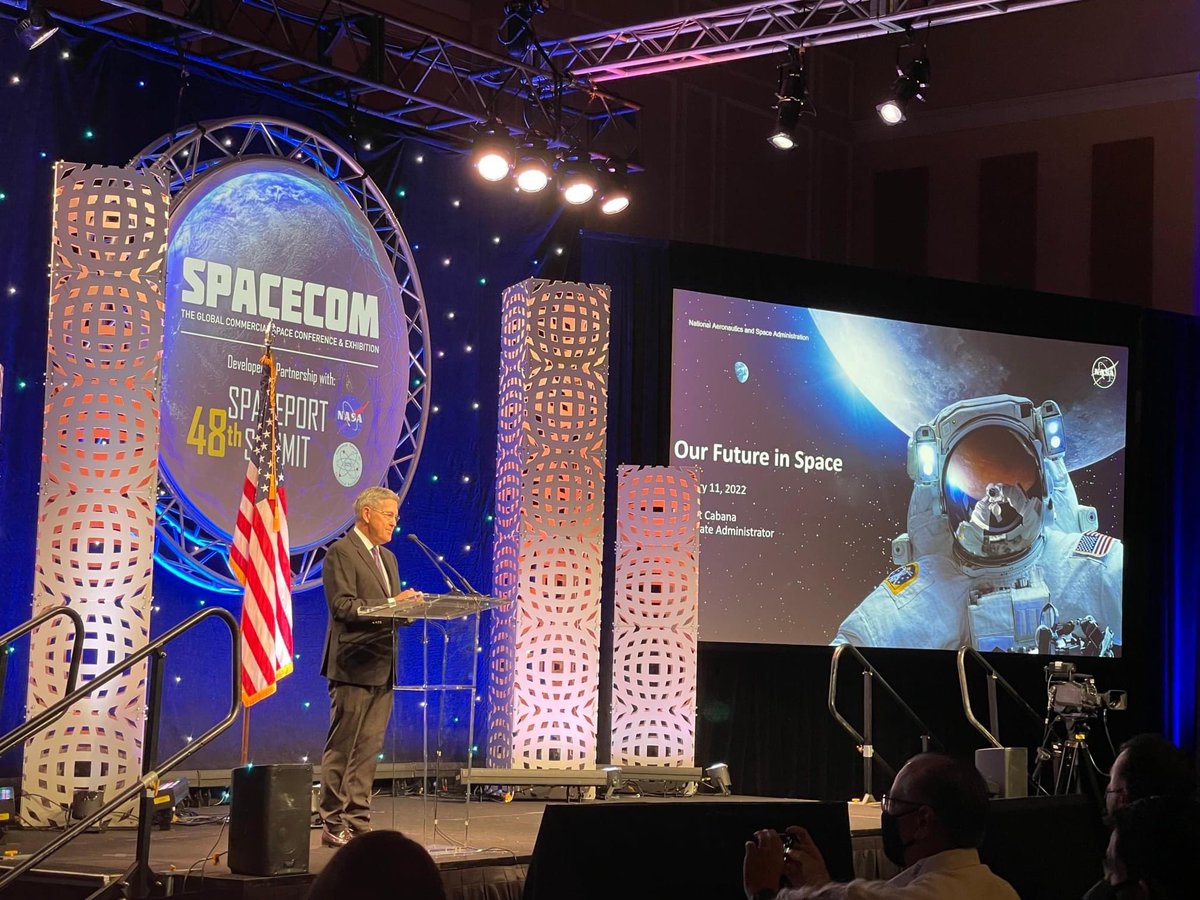 SenorraC's tweet image. We have LIFT OFF! SpaceCom/@SpaceportSummit  commenced! Thanks  @Astro_CabanaBob @NASA’s Assoc Admin, &amp;amp; comments from @NASA Admin., Fmr Senator &amp;amp; Astronaut, Bill Nelson! Honored to sing Anthem &amp;amp; be Gov’t Chair! 🇺🇸🎶🚀✨#spacecom2022 #48thspaceportsummit #spacecongress #nasa