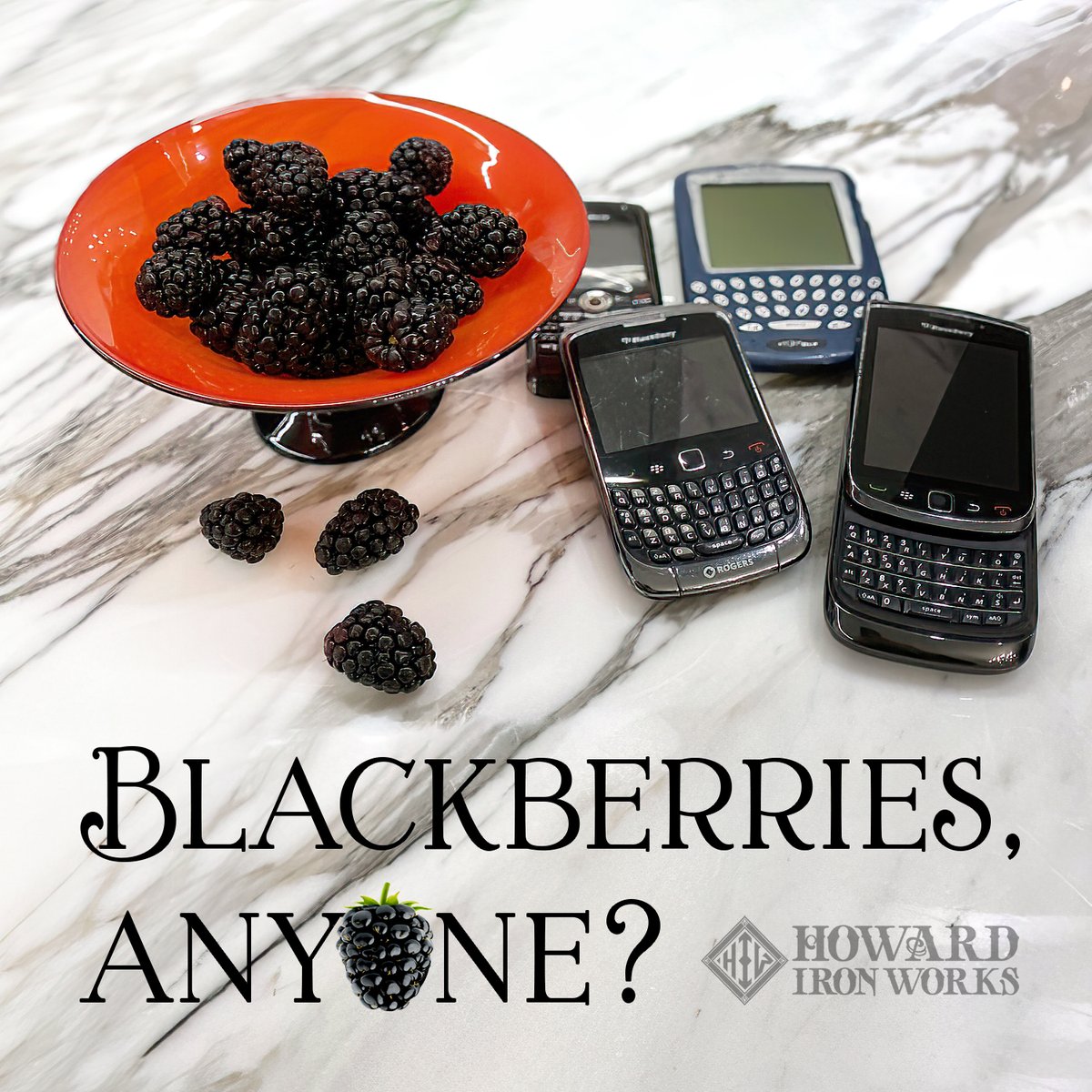 HowardIronWorks's tweet photo. Last week, #BlackBerry pulled the plug on the once-dominant device, rendering it useless as a communication tool &amp; instantly became an artifact at our museum, joining the rotary-dial phone, telex and fax machines. #communication #Crackberry #smartphone #RIPBlackberry #cellphone https://t.co/EGbuEzDmoj
