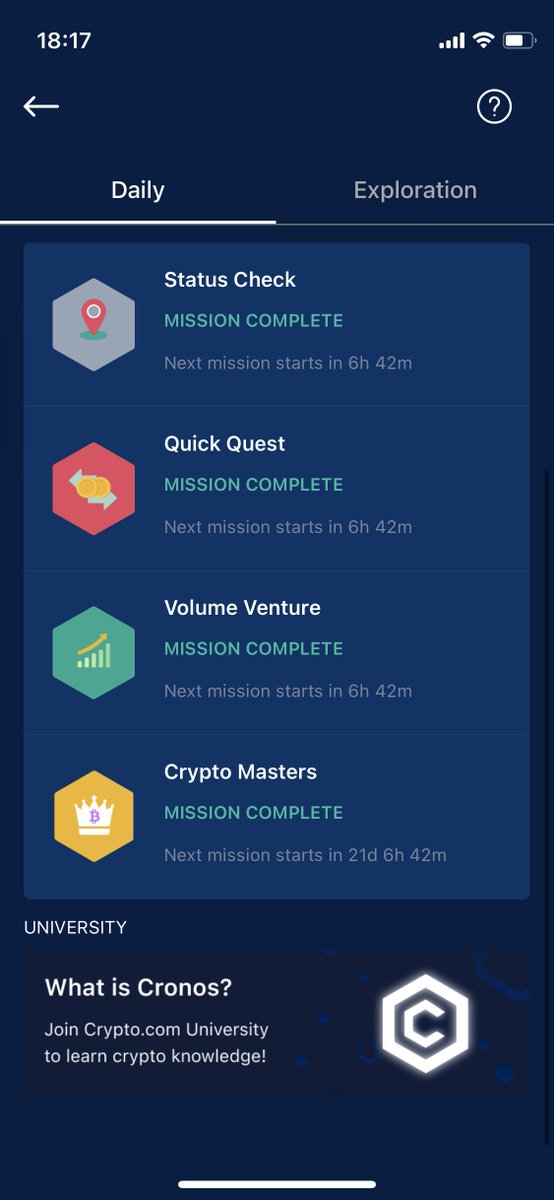 michaelrabone's tweet photo. All my missions completed for today!
#CryptoIRL #CRO #FFTB
$CRO #CryptocomMissions 🚀 https://t.co/OcGJmMtTYb