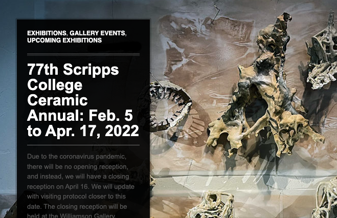 Ruth Chandler Williamson Gallery tweet media