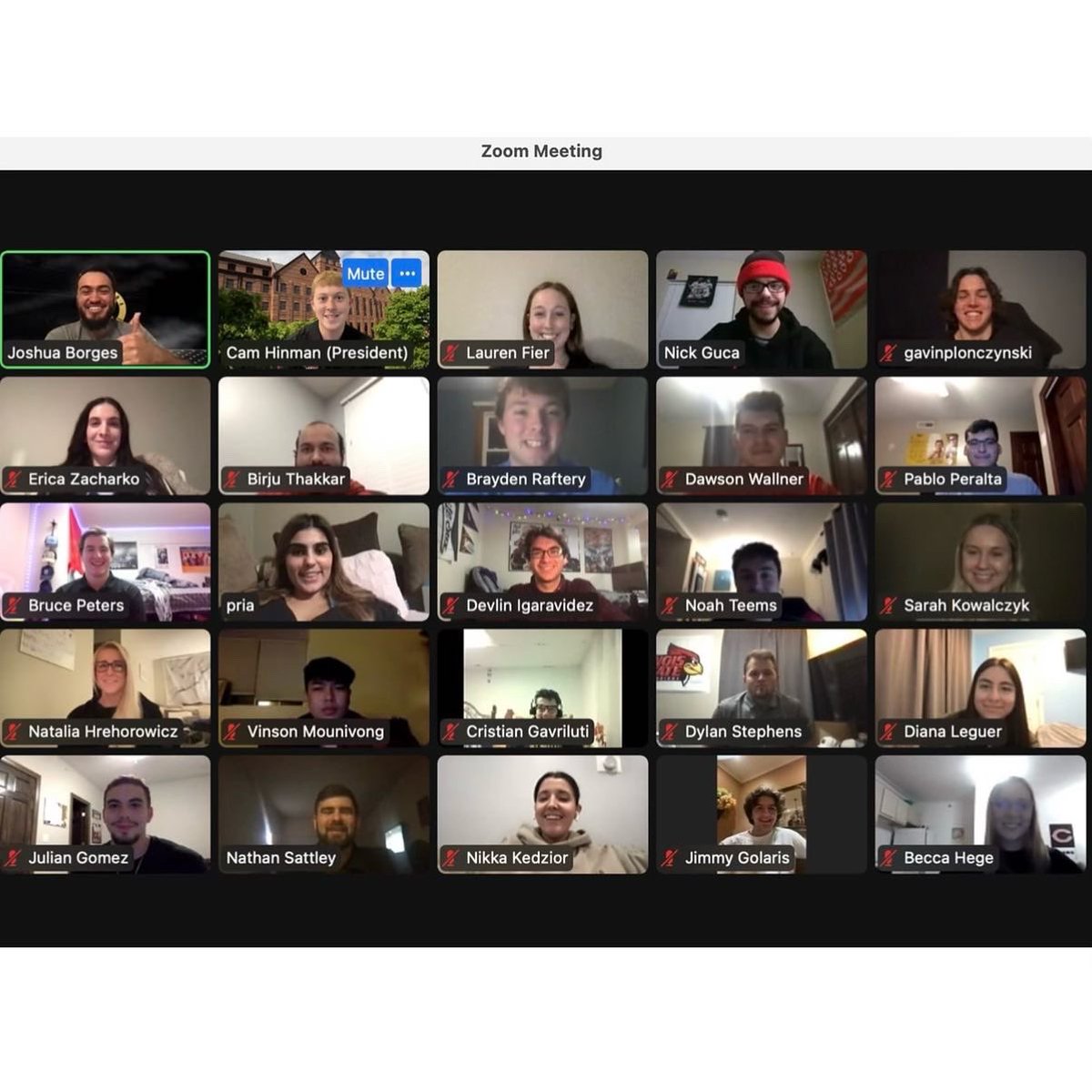 Our MVP speaker for this week is Josh Borges, Group Events Specialist with the Indiana Pacers. SMSA members learned about his experience starting from back when he was at Ball State up to his current job with the Pacers and we gained some great advice. Thanks for joining us Josh!