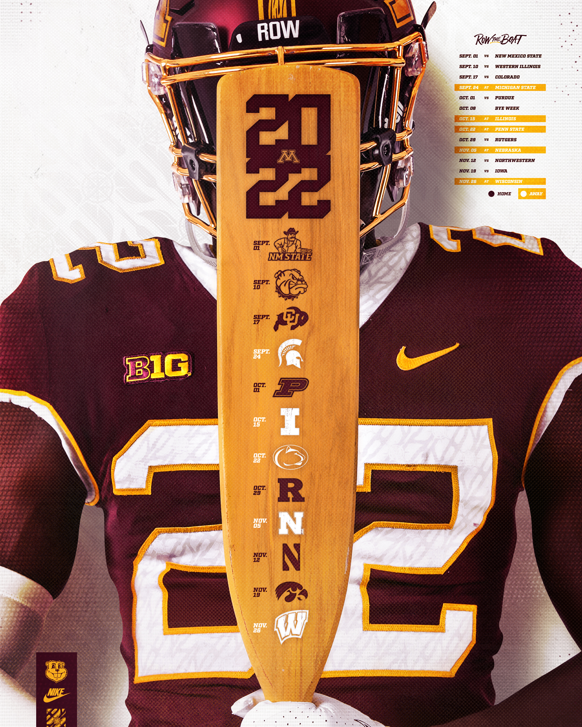 Mn Gophers Football Schedule 2022 Minnesota Football On Twitter: "The @Bigten Has Modified Minnesota's 2022  Schedule. New Schedule ⤵️ 🔗 Https://T.co/7Ngvn8Lhjq #Rtb // #Skiumah // # Gophers Https://T.co/Otu1Pieggw" / Twitter