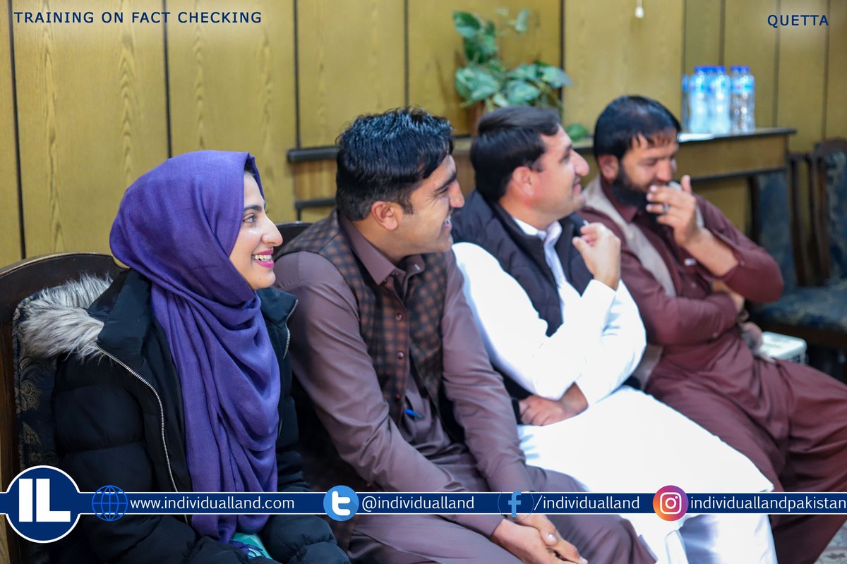 individualland's tweet photo. Day 2 of #FactCheckQuetta with journalists of #Balochistan. https://t.co/dYrA2HGGHH