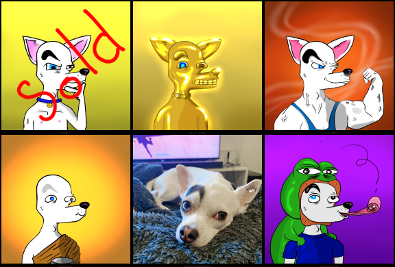 lucki_ry's tweet photo. 🚨🚨New Drops🚨🚨
Here we come!!!
Let these Chihuahuas rock the world!!

#20/20 Items

Available on 
@opensea 

Check us here: https://t.co/vHV7qFWIql
Hope you enjoy our 1st collection

#Ethereum #ETH #NFTs #NFTThaicommunity #Opensea #NFTCommunity #evileyebrowdog #dogwitheyebrows https://t.co/yx4ItekPvM