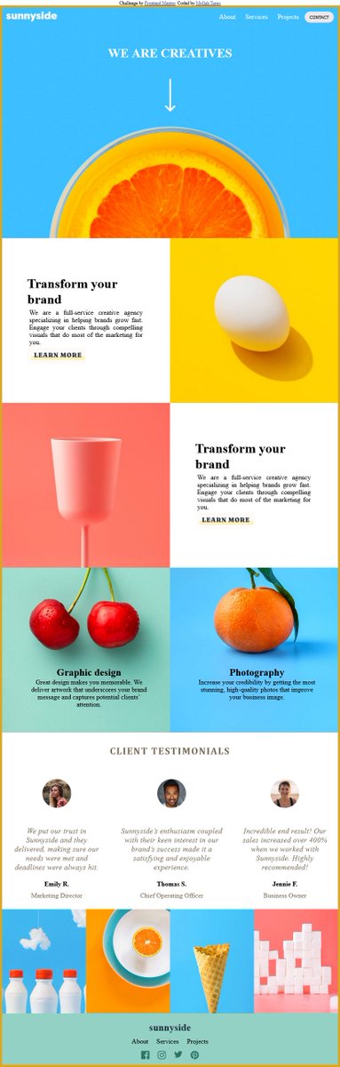 #landingpage #singlepagewebsite #htmlcss #html5 #css3 #frontendmentorchallenge #frontenddeveloper #frontenddesigner
