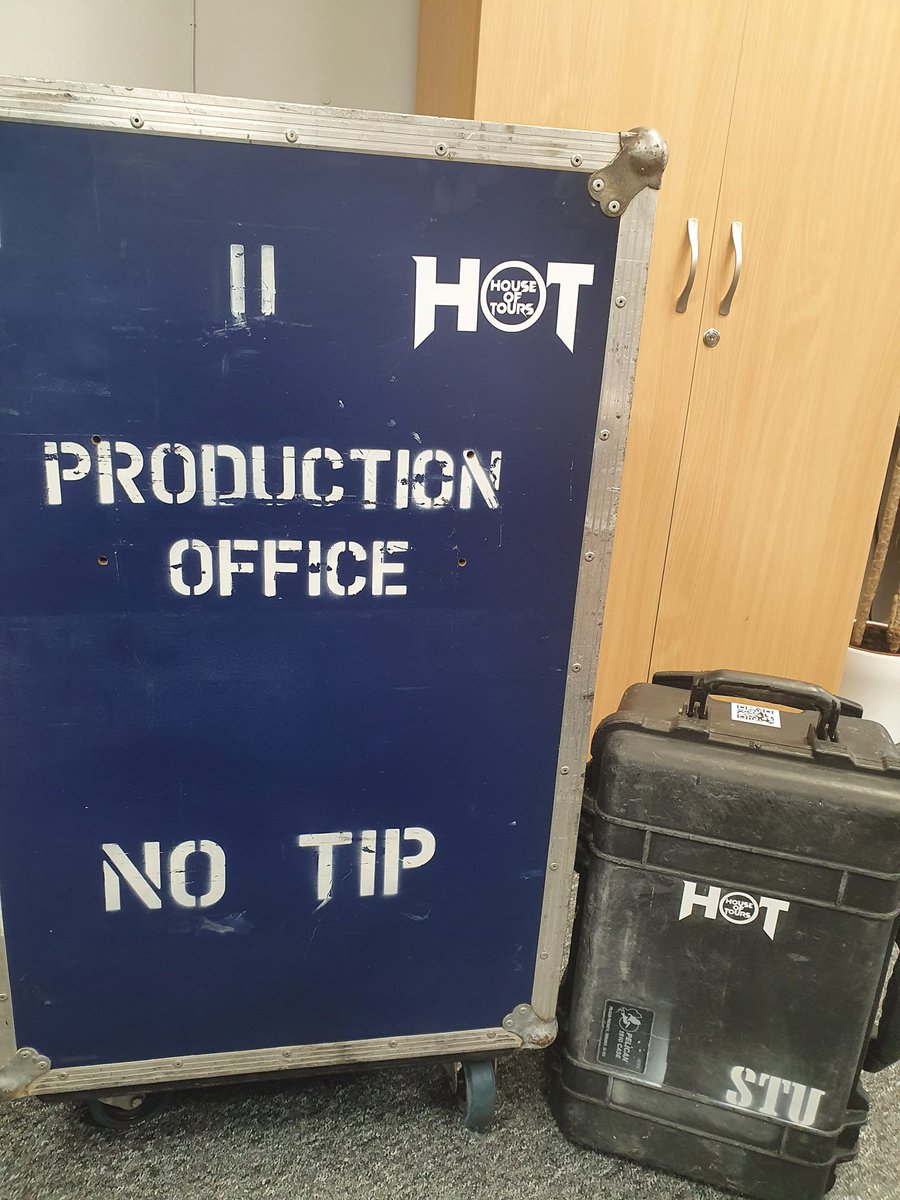 All packed and Tour ready... 
See you on the road or in a field somewhere... first run - Skunk Anansie Euro &amp; UK!