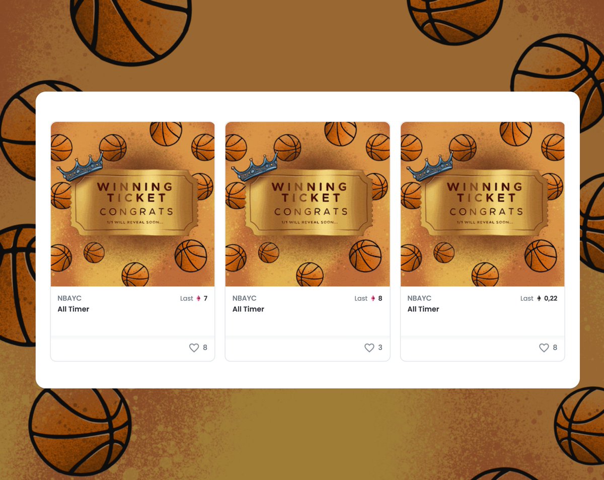 Someone has 3 Winning Tickets 🤯
Soon 3 All-Timers in his teams 🦍
You might want to team up with him 👀