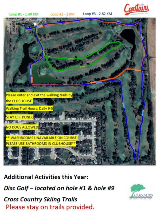 Looking for some new winter activities? Check out the Carstairs Golf Course.