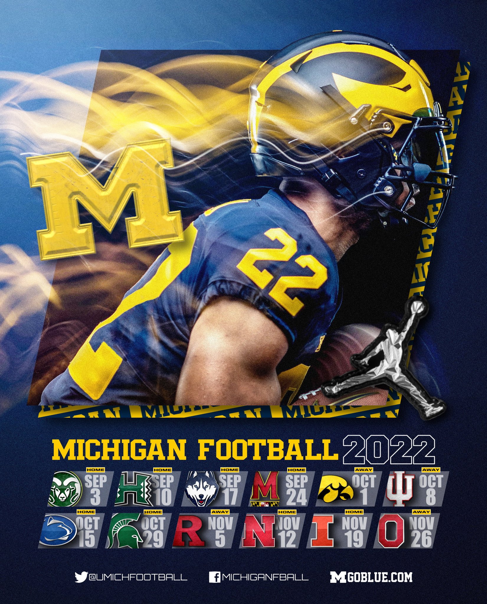 Michigan Football on Twitter "𝐓𝐡𝐞 𝐌𝐢𝐜𝐡𝐢𝐠𝐚𝐧 𝐅𝐨𝐨𝐭𝐛𝐚𝐥𝐥 𝟐𝟎𝟐𝟐 𝐒𝐜𝐡𝐞𝐝𝐮𝐥𝐞! 🗞 https//t.co/m6Z57Mi9QH 🎟