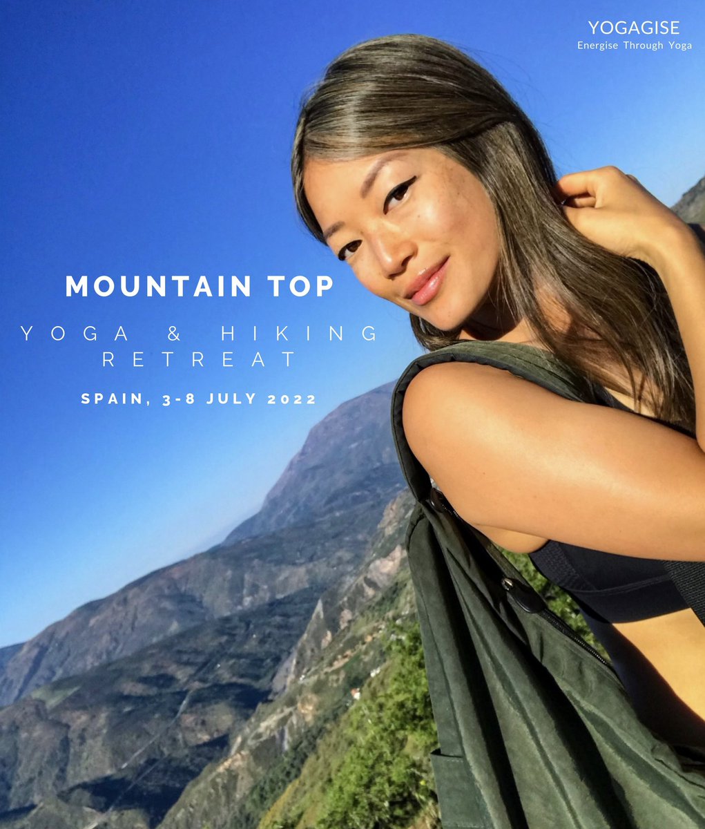 📣 Spaces for my upcoming #MountainTopYogaRetreat are now on sale! Early bird prices are available until 3 February 2022 🇪🇸

From £525pp all inclusive. 

yogagise.com/mountain-top-y…

#yogagise #yogaretreat #yogaretreat2022 #yogaholiday #yogalondon #yogauk #healthretreat #ukyogis