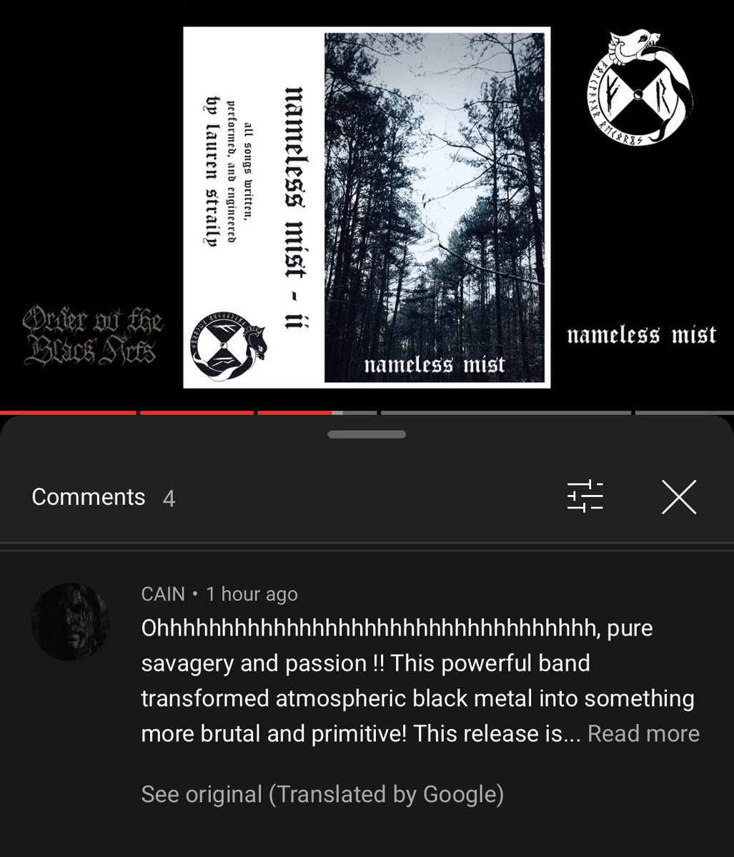 OvOrder's tweet image. Perfect assessment of this stunning @namelessmistNC album.

youtu.be/wS1yaisRYJM