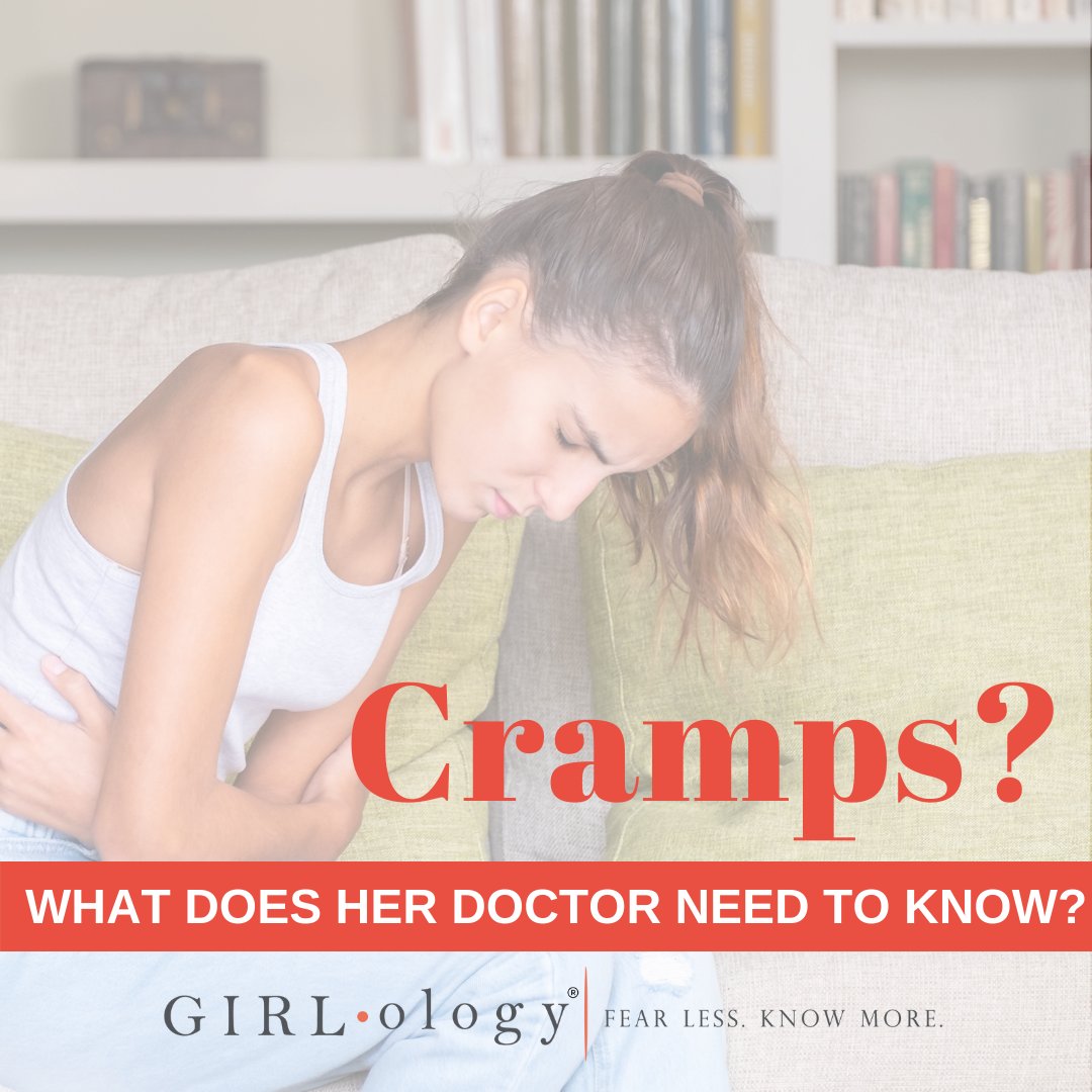 If her cramps are bothersome or concerning, help her communicate effectively with her doctor and get the treatment she needs. Check out this link for more information: ow.ly/2u5E50HsZqb