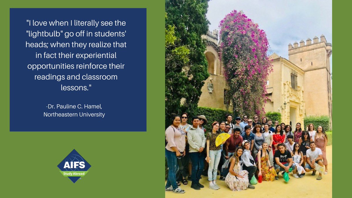 Faculty who have led a study abroad program can’t stop recommending the experience. Contact us today to start planning your 2023 program. AIFScustomized.com customizedfacultyled@aifs.com #customizedfacultyled #aifsabroad #faculty #studyabroad