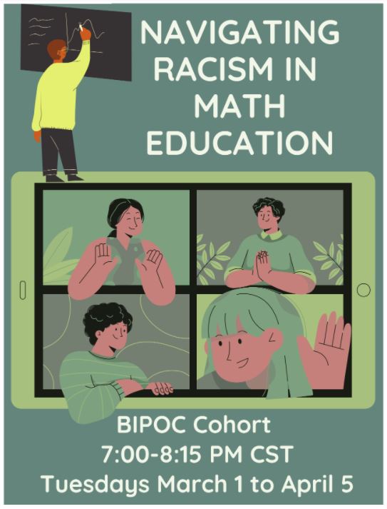 Nepantla Teachers Community (@nepantlatc) on Twitter photo Applications are open for our spring BIPOC Nepantla Cohort on Navigating Racism in Mathematics Education: nepantlateachers.org/2022-spring-bi… 
#iteachmath #mathed #educolor Applications are open for our spring BIPOC Nepantla Cohort on Navigating Racism in Mathematics Education: nepantlateachers.org/2022-spring-bi… 
#iteachmath #mathed #educolor