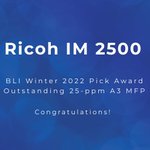 Image for the Tweet beginning: You did it, @RicohTweets, @ricoheurope,