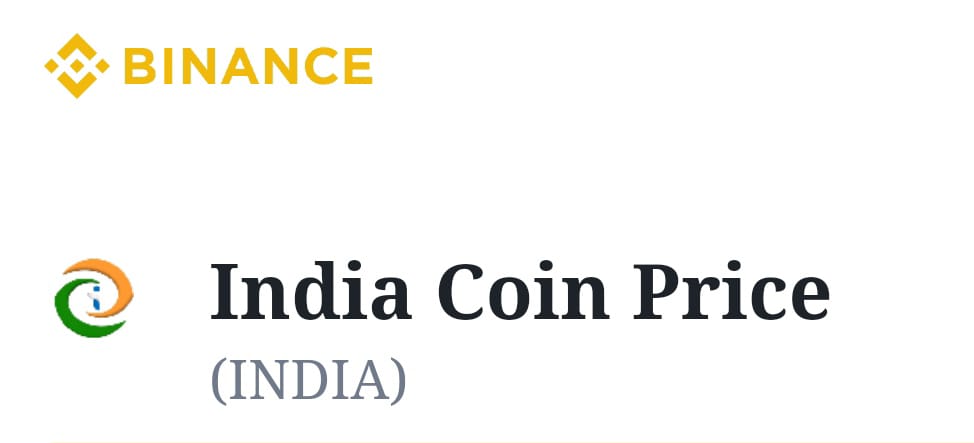 indiacoin15's tweet photo. #Indiacoin price is synced on @binance 👀

Check price here: https://t.co/odA8jPyJBx

#Bitbharat
#Bharatverse https://t.co/VViLBDLkTc