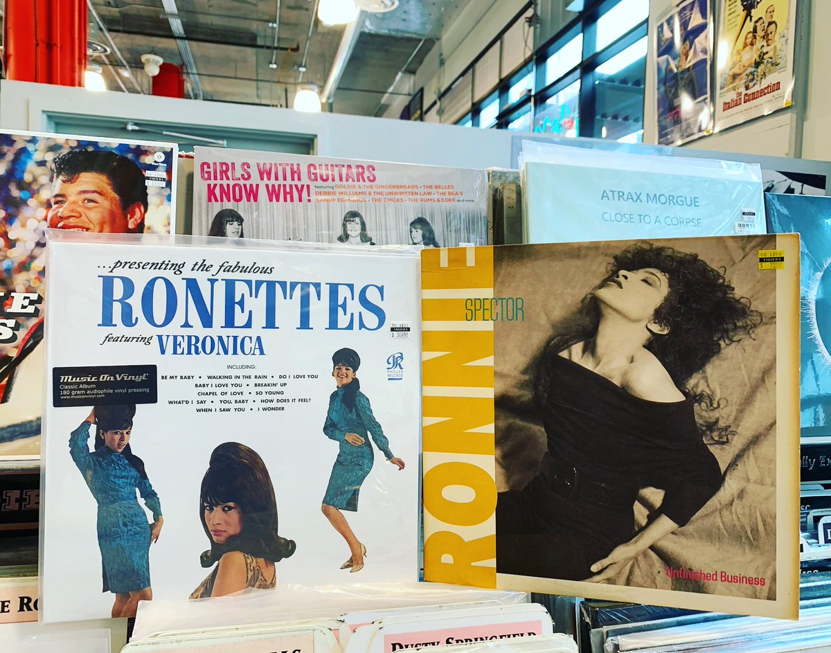 amoebamusic's tweet photo. Rest In Peace Ronnie Spector. 

The influential vocalist and leader of The Ronnettes, whose hit song "Be My Baby" defined the 1960s girl group era, has died at age 78. 💔 https://t.co/YyrMem4diM