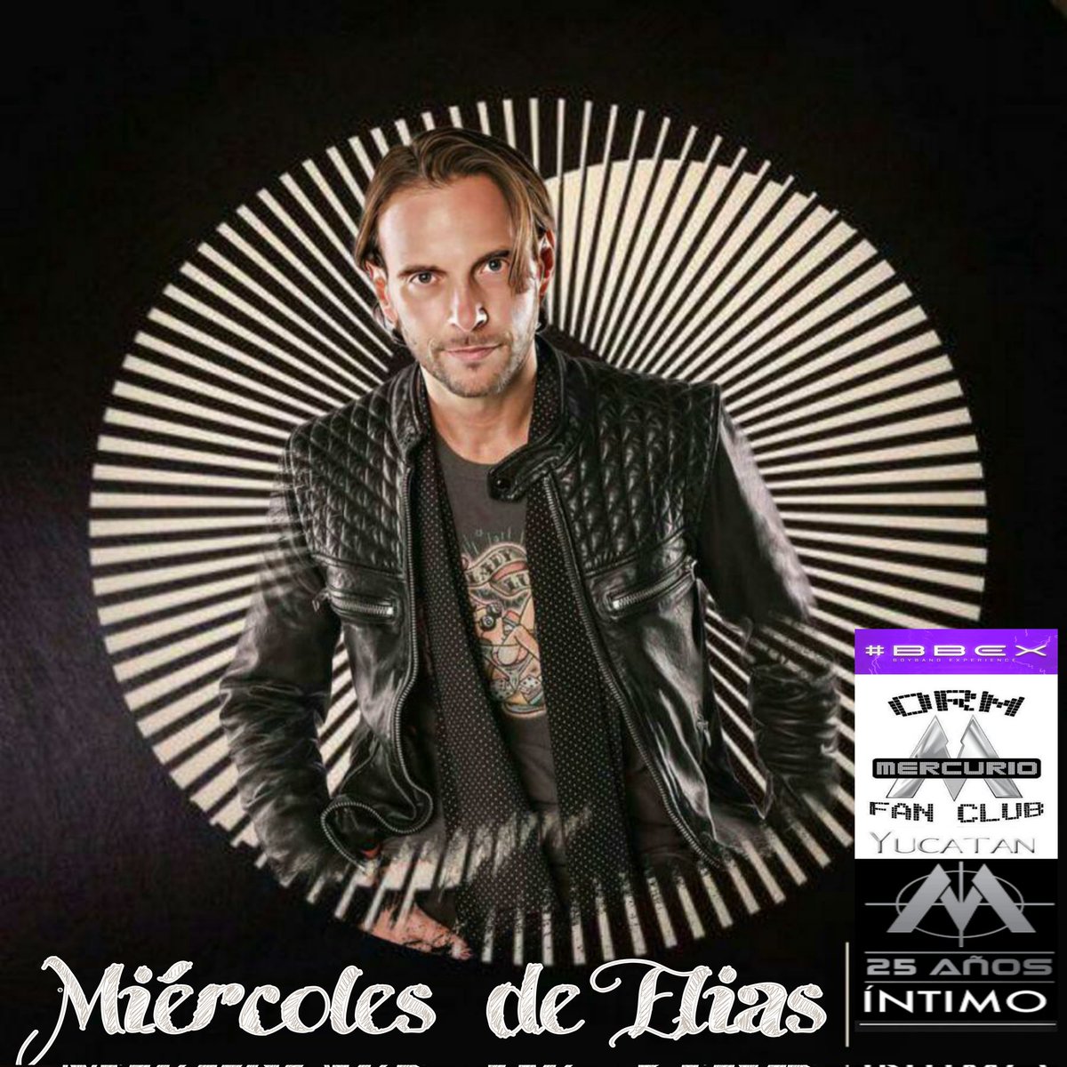 ORMYucatan's tweet photo. Hoy es #MiercolesdeElias  
@eliaschiprut
Estará el #26DeMarzo 
en #Mérida #Intimo @GrupoMercurio #Mercurio25años 
También es parte de @boybandex
#Mercurio #MDO #Ragazzi #Kairo #hijosdesanchez #UFForia #TierraCero #M5
#eliasMercurio
#Mercurio  #26añosenamoradisimas https://t.co/zsqz9wHo0E