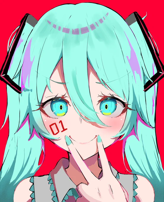 初音ミク描いた〜!!(2日前)

 #初音ミク 