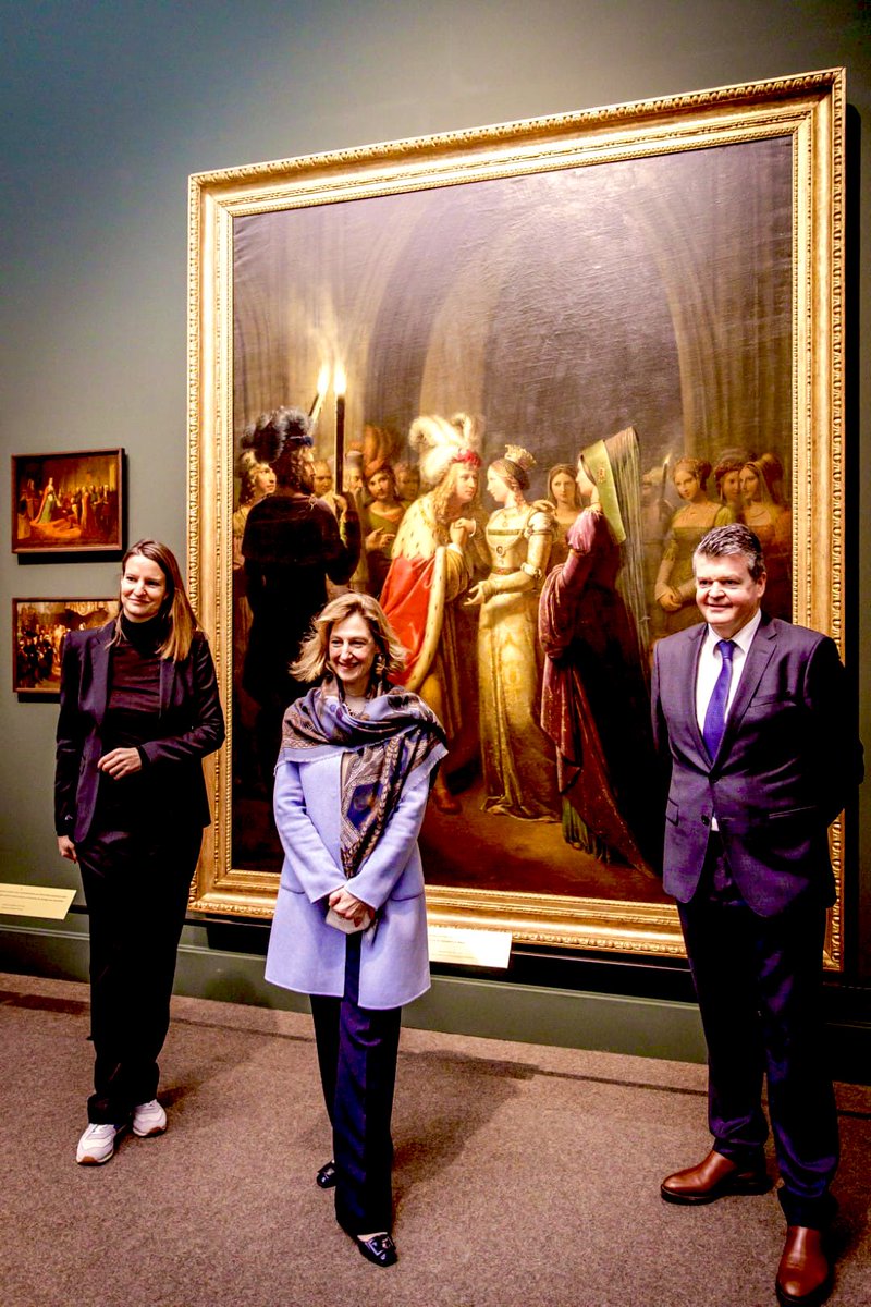 KornfeindE's tweet photo. Grote eer en genoegen om met viceminister-pres.@BartSomers de tentoonstelling #UitbundigVerleden in @hofvanbusleyden te bezoeken. Hartelijk dank, Dir.@kristlstrubbe en @samuelmareel voor de warme ontvangst. 🇧🇪en🇦🇹 zijn nauwe partners bij kunst &amp; cultuur, vooral in @StadMechelen https://t.co/WbvlvuaJqC