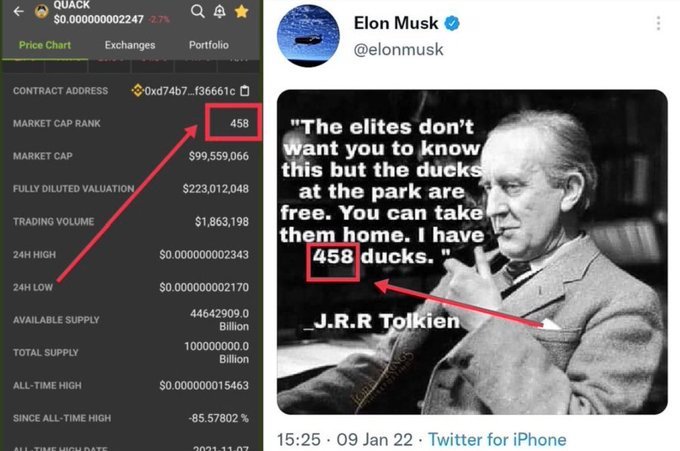 Shleesumbella's tweet photo. @elonmusk #RichQUACK https://t.co/B5lYl4fkU2