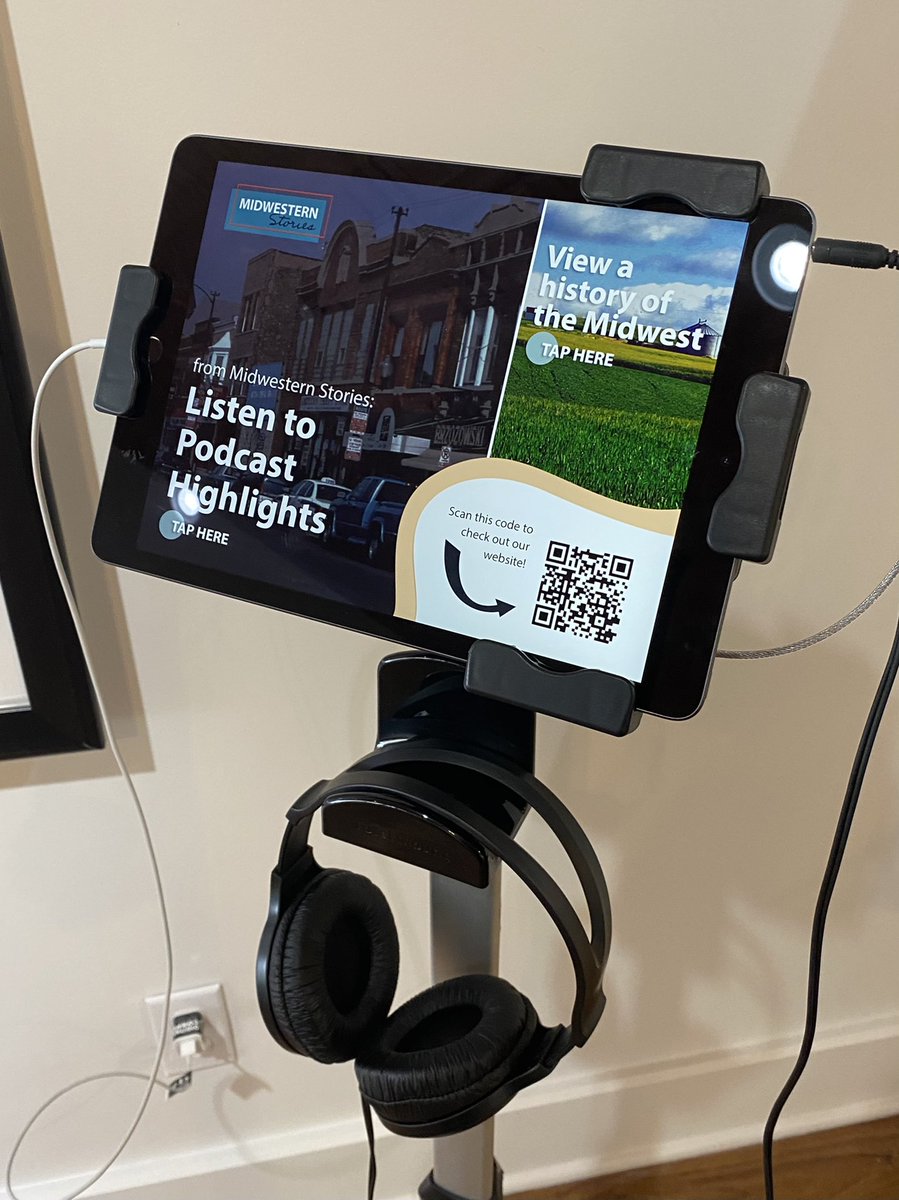 MidwesternStoriesBSU (@mwstoriesbsu) on Twitter photo The traveling Midwestern Stories exhibit boasts an exciting addition, thanks to help from <a href="/digitalcorps/">Digital Corps</a>: visitors can listen to clips from the “Stories in the Heartland” podcast series, created by students in Dr. Andrea Wolfe’s fall 2020 course. <a href="/bsuenglish/">Ball State English</a> <a href="/BSUImmersive/">Ball State University Immersive Learning</a> The traveling Midwestern Stories exhibit boasts an exciting addition, thanks to help from <a href="/digitalcorps/">Digital Corps</a>: visitors can listen to clips from the “Stories in the Heartland” podcast series, created by students in Dr. Andrea Wolfe’s fall 2020 course. <a href="/bsuenglish/">Ball State English</a> <a href="/BSUImmersive/">Ball State University Immersive Learning</a>