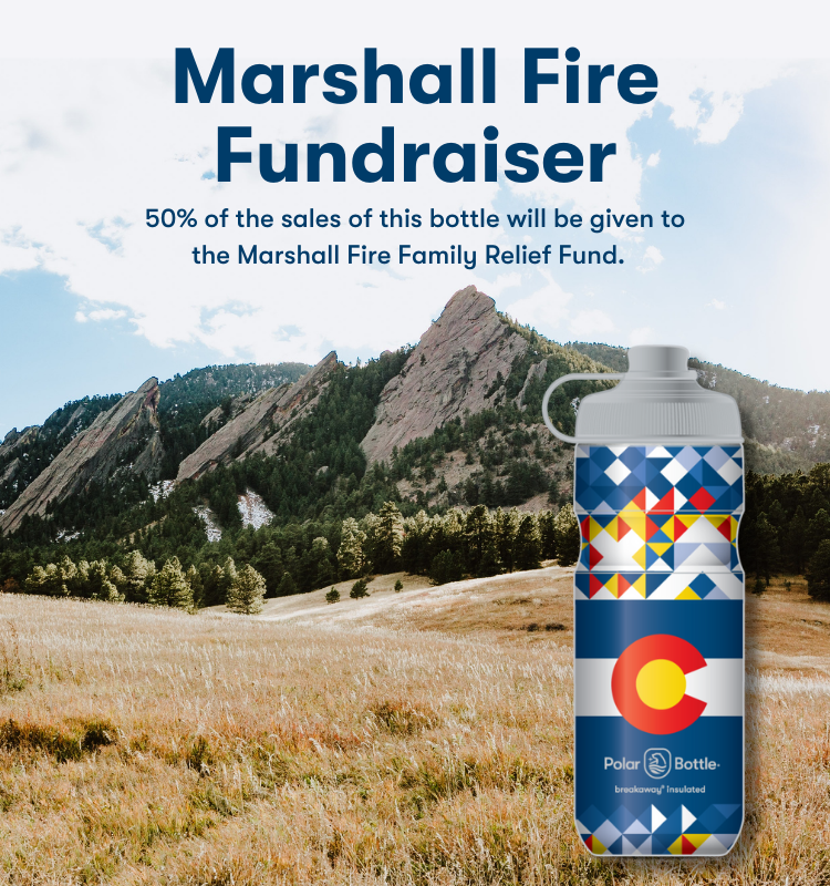 PolarBottle's tweet photo. On 12/30 the #MarshallFire, the most destructive fire in #Colorado history, consumed 6k+ acres of #BoulderCounty. From now through the end of Jan, 50% of the sales of this bottle will be given to the Marshall Fire Family Relief Fund.
Buy the bottle here: https://t.co/9oYgYCJbrf https://t.co/oHpyD1kMDu