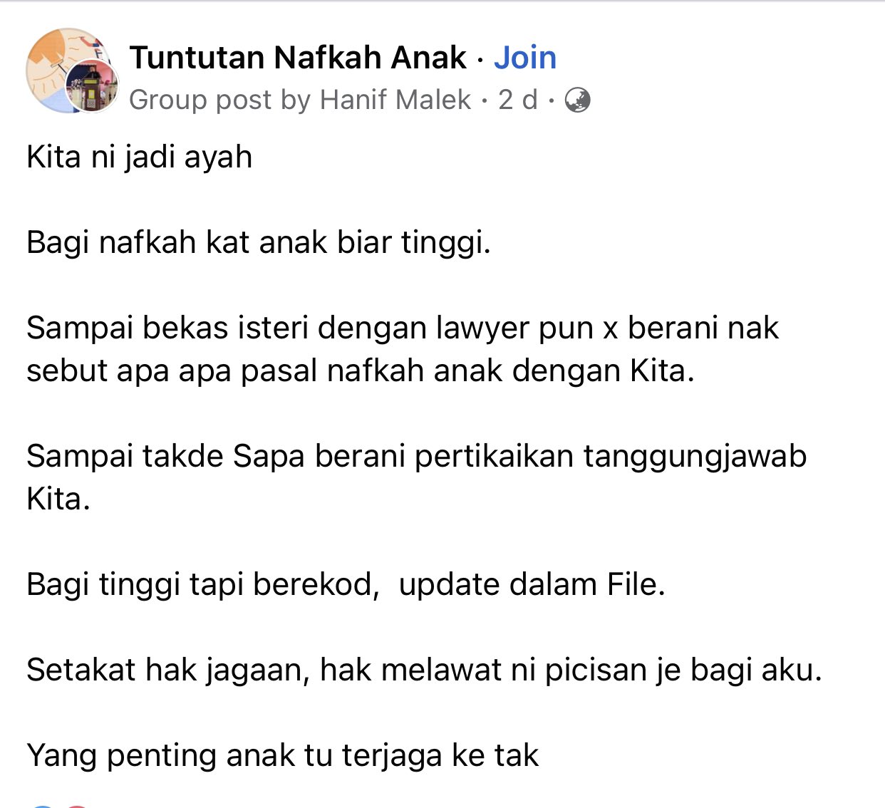 Bagi Nafkah Tinggi Untuk Anak, Tindakan Lelaki Ini Dipuji Ramai
