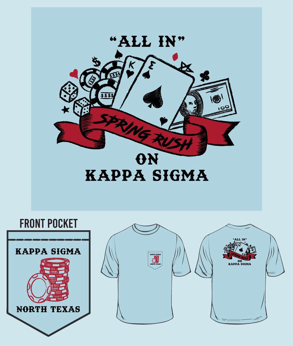 Our new “All In” Spring 2022 rush shirts are now out! Make sure to purchase one before January 25th! Link in bio!!