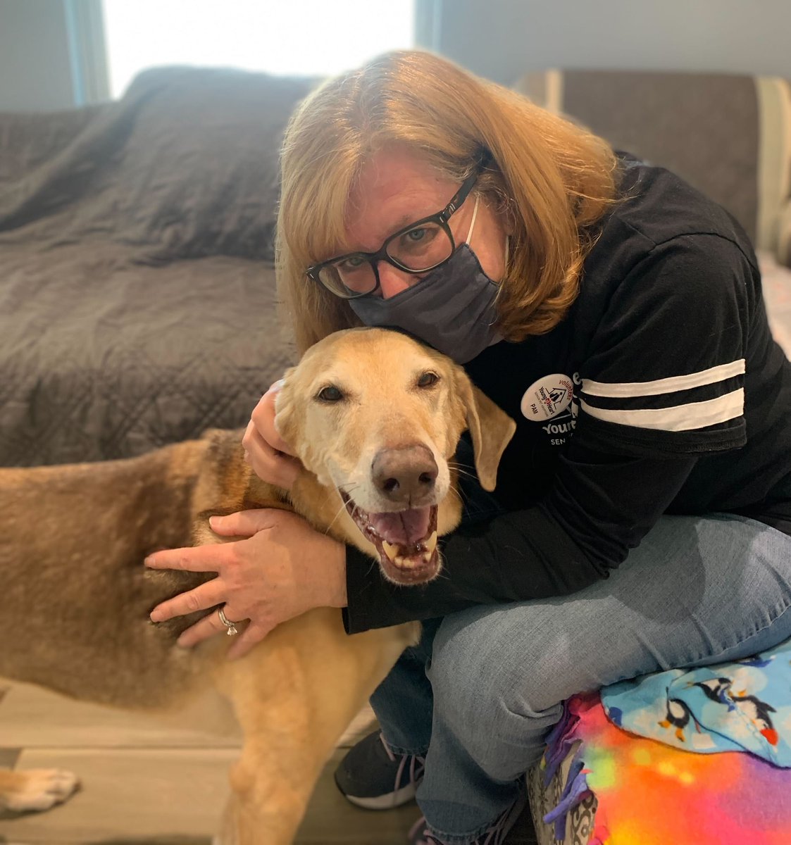 youngatheartpet's tweet photo. Join us in celebrating our January Volunteer of the Month, Pam. Pam volunteers at events and fundraisers, transports new rescues, is a foster mom, and volunteers at the adoption center showering our senior pups with love.  Thank you Pam for ALL you do!  Congratulations! https://t.co/tPlF3wlW5d