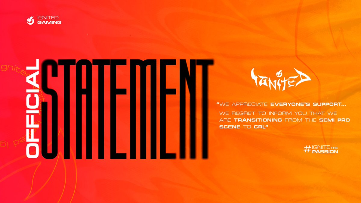 Ignited CRL tweet media