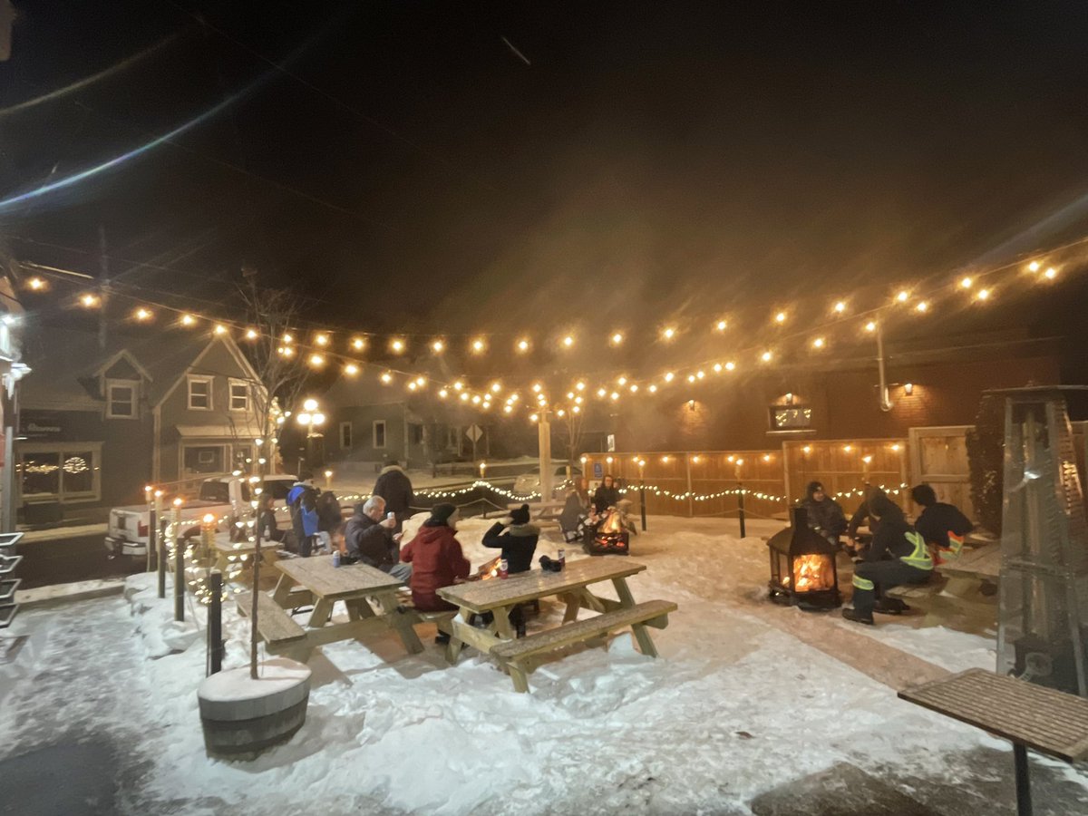 cal_dehaan's tweet photo. Great to see the village of Carp supporting local. Since our indoor dining is closed , this is our patio on a warm , sunny evening in gods country 🤣🔥 https://t.co/5KlPhpKarH