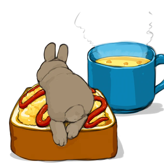 寒い朝こそ、しっかり食べよう朝ごはん(標語) 