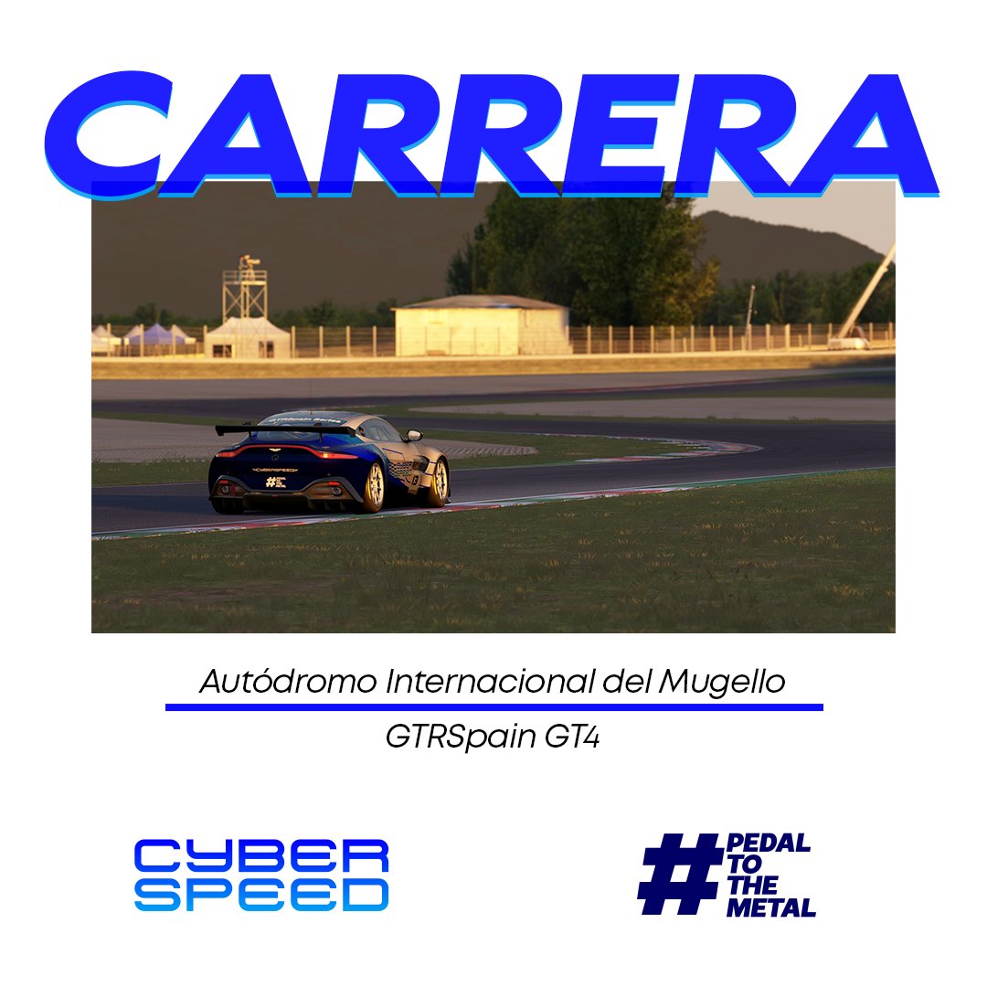 🟢 ¡Llega nuestro primer DÍA DE CARRERA!

Nos vamos a Mugello para disputar la cuarta carrera del campeonato GT4 de @gtr_spain.

Circuito a priori fatal para nuestro Aston Martin, defendemos los primeros tres puestos de la general. ¡Toca remar!

#PedalToTheMetal