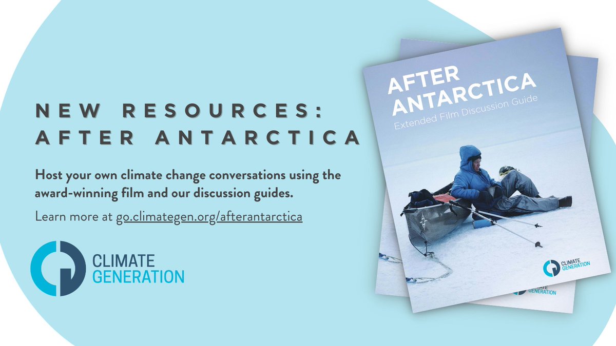 With our new @AfterAntarctica discussion activities and guides, you have the chance to bring the film into your workplace, classroom, or community. Learn more and download the discussion guides at bit.ly/32W6RVL. Find a public screening near you: afterantarctica.com/screenings.