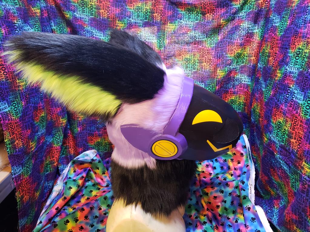 Protogen Fursuit Head WIP #7