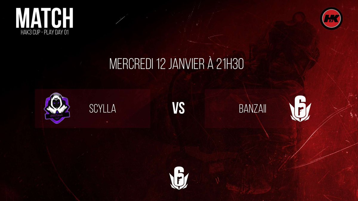 🔴⚫Annonce Hak3Cup⚫🔴

Ce soir là Hak3Cup commence à partir de 21h avec un premier match et 21h30 pour le second .

1️⃣match : Hak3 Nintai vs <a href="/M4GIC_TEAM/">Team M4GIC</a> sur Villa Cast par Drynox sur Hak3Officiel 
2️⃣match : Banzai vs <a href="/Team_Scylla/">Team Scylla🇺🇦</a> sur Oregon Cast par Pock sur Risuscommunity2 .