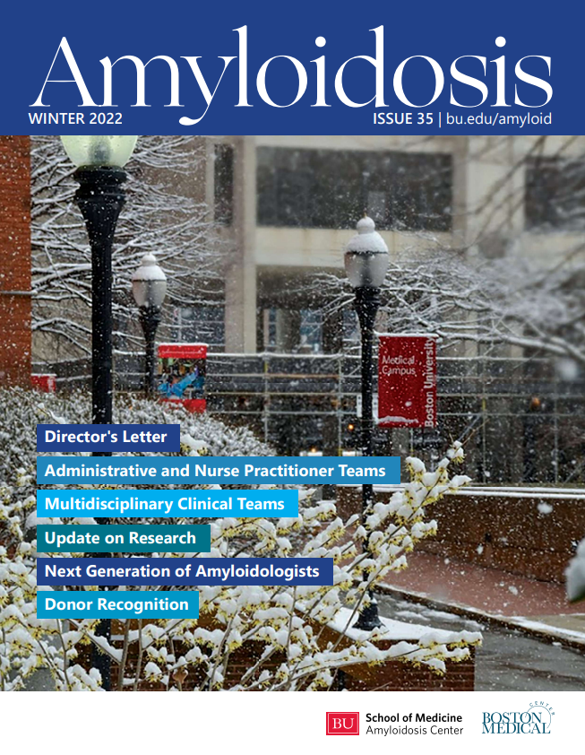 Our Winter 2022 Amyloidosis newsletter is hot off the press! Contact the center today for your copy!