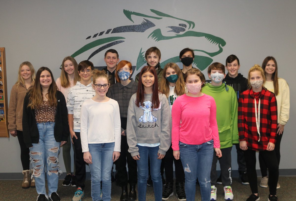 raypecschools's tweet photo. Congratulations to the Ray-Pec South Middle School Students of the Month for December! These students were honored for being organized. #raypec #SMSwolves https://t.co/x3j3KdqTyI